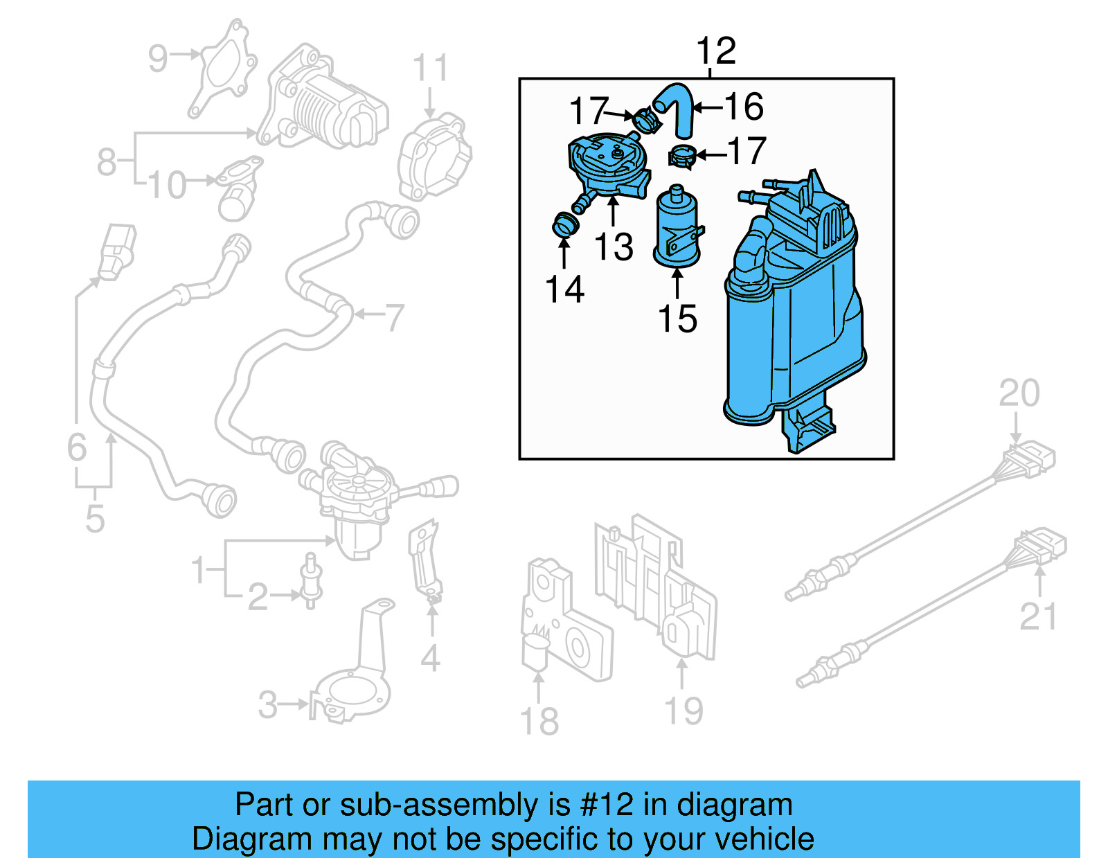 Vapor Canister 5Q0-201-797-L - View 14