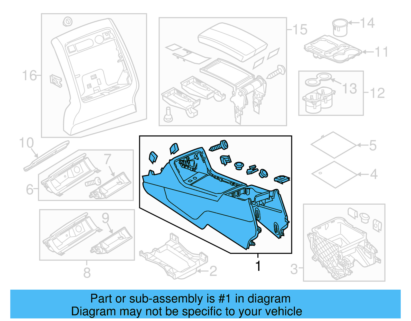 Console Body 7P1-863-241-B-4A1 - View 7