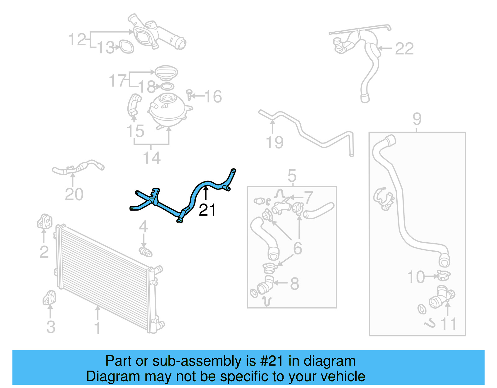 Water Pipe 06A-121-065-AK - View 31