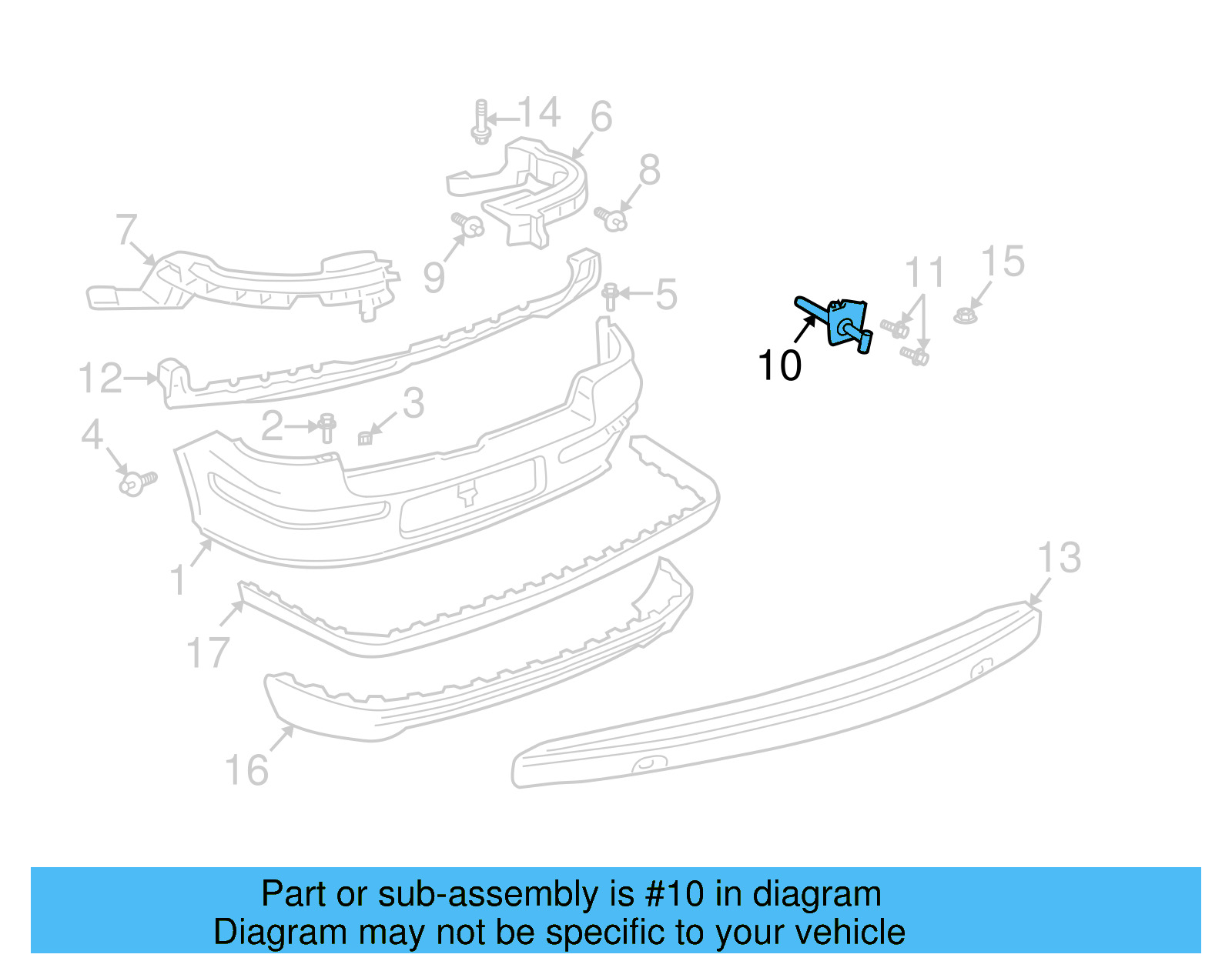 Bumper Impact Absorber 1J5-807-335-C - View 4