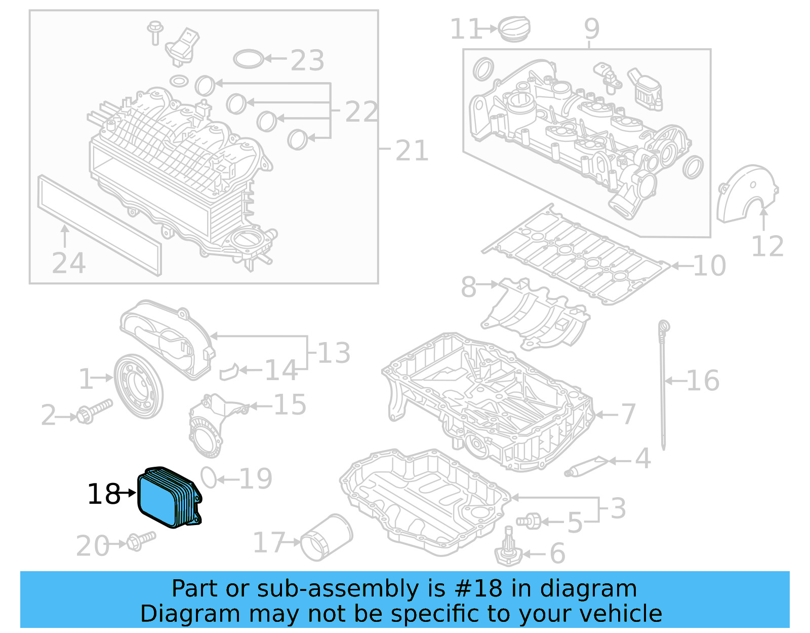 Oil Cooler 04E-117-021-K - View 14