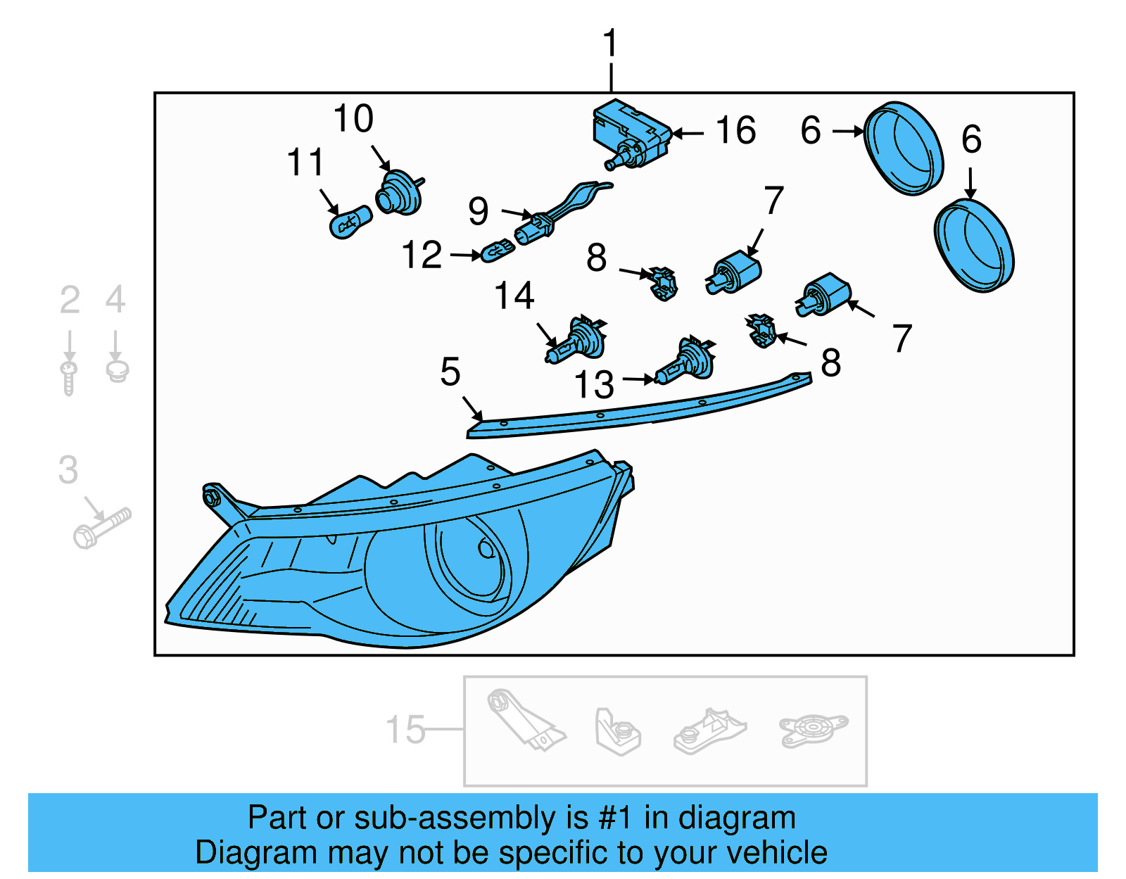 Composite Headlamp 5N1-941-032-AC - View 4