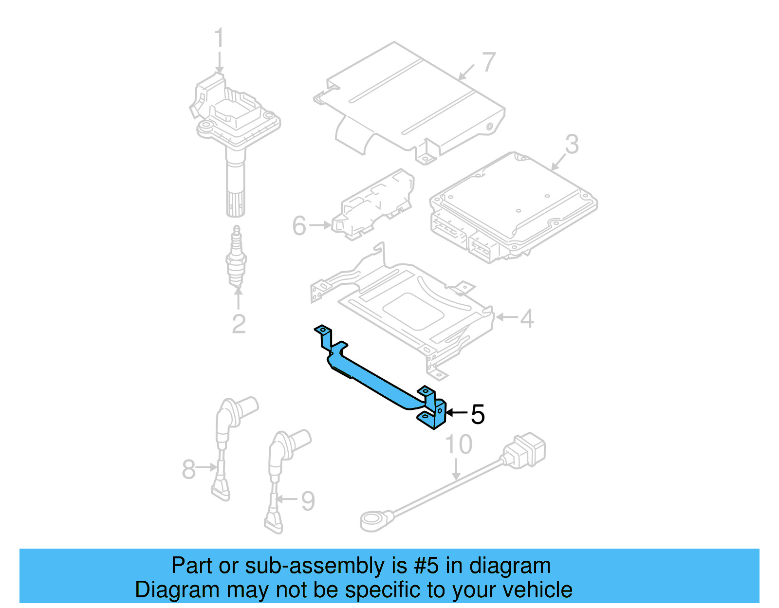 Mount Bracket Bracket 3C0-906-214-A - View 24
