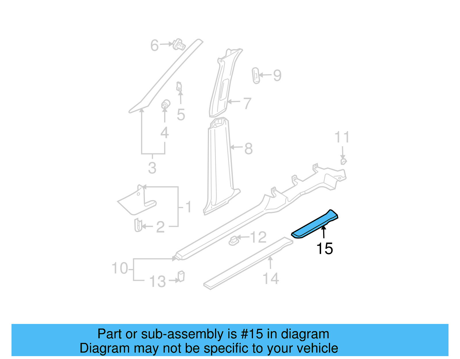 Protect Strip 1J4-853-805-D-6DA - View 13