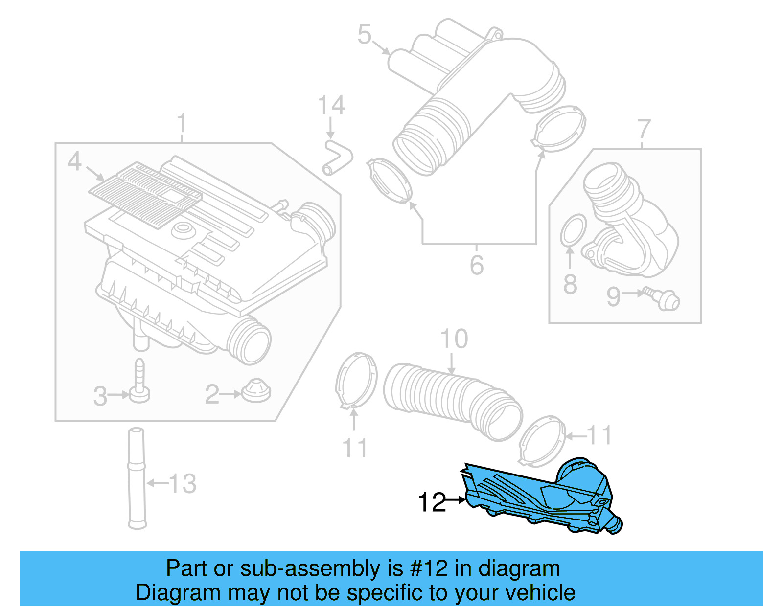 Duct 5C6-805-961 - View 7