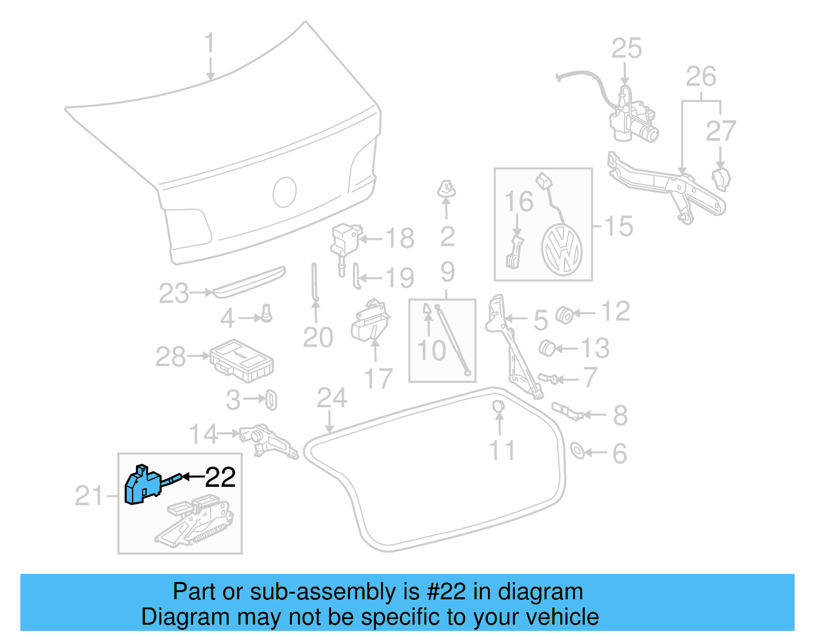 Pull Down Motor 3D0-959-781 - View 4