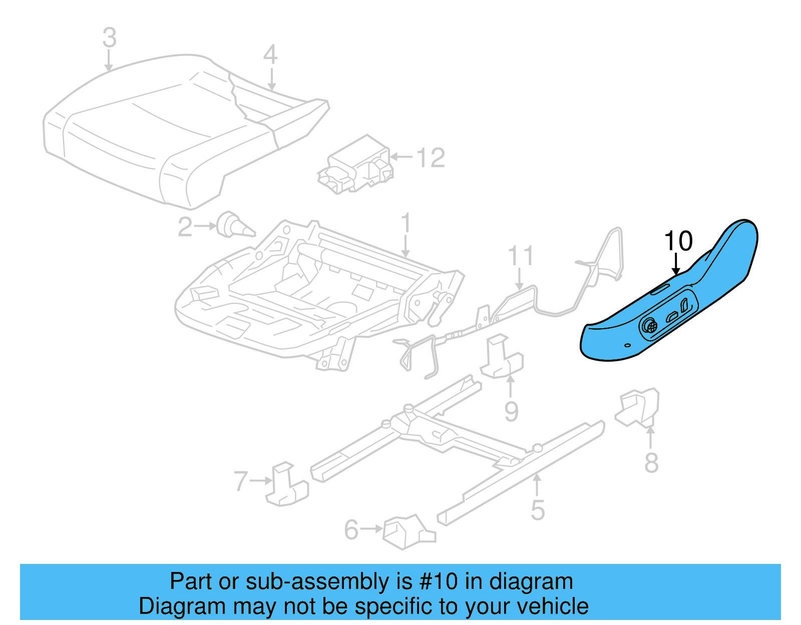 Side Cover 3C8-881-313-E-9B9 - View 4