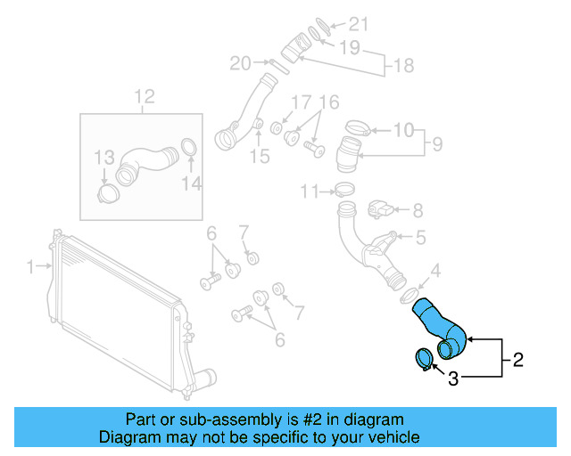 Air Pipe Bolt Assembly 3C0-145-830 - View 10