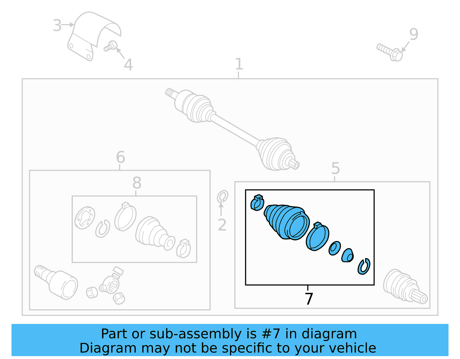 Outer Boot 5QM-498-203-D - View 14