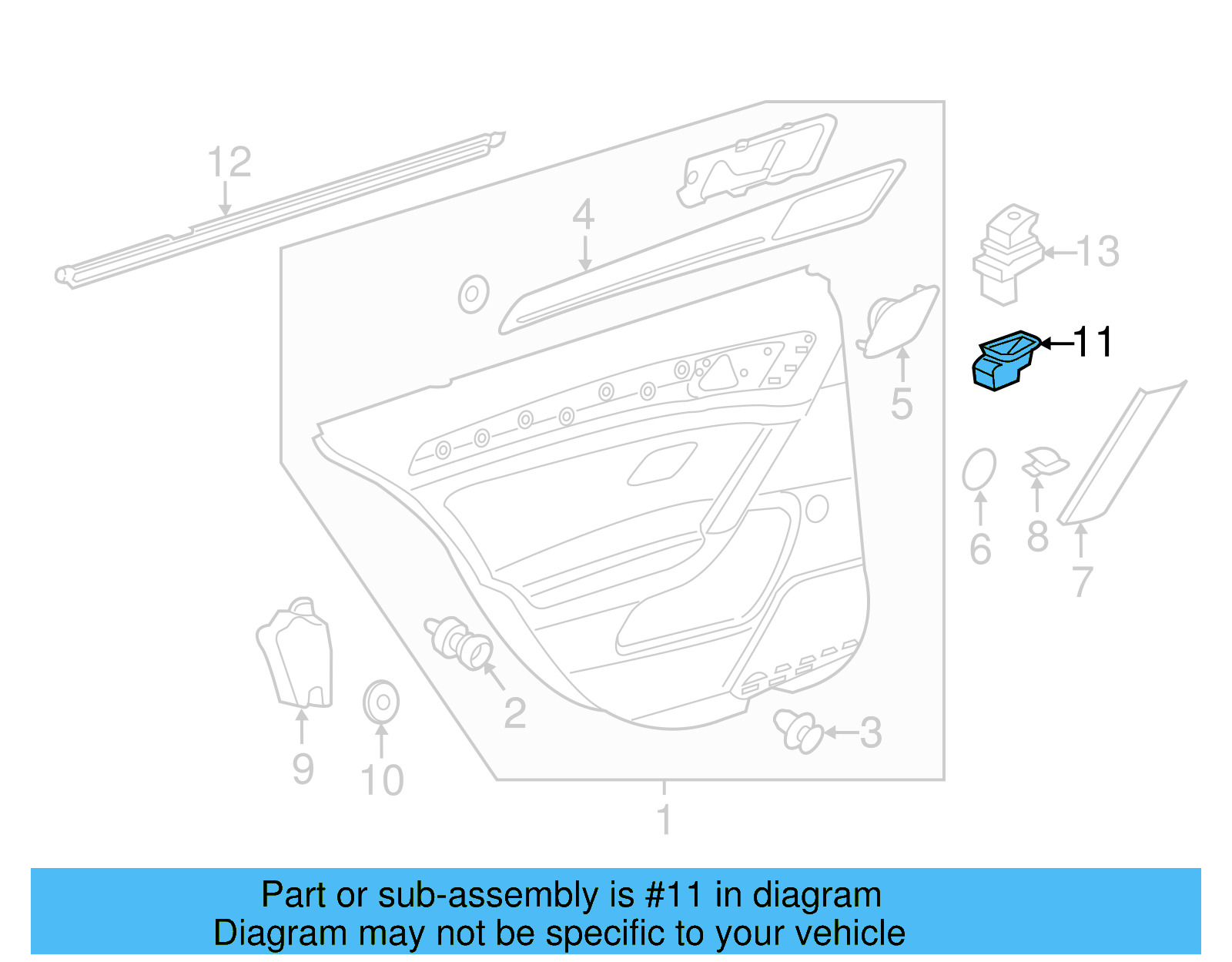 Switch Housing 5G0-868-345-ZE4 - View 3