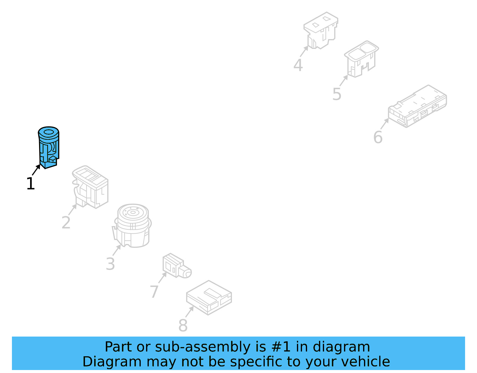 Ignition Switch 5Q1-905-865-A - View 22
