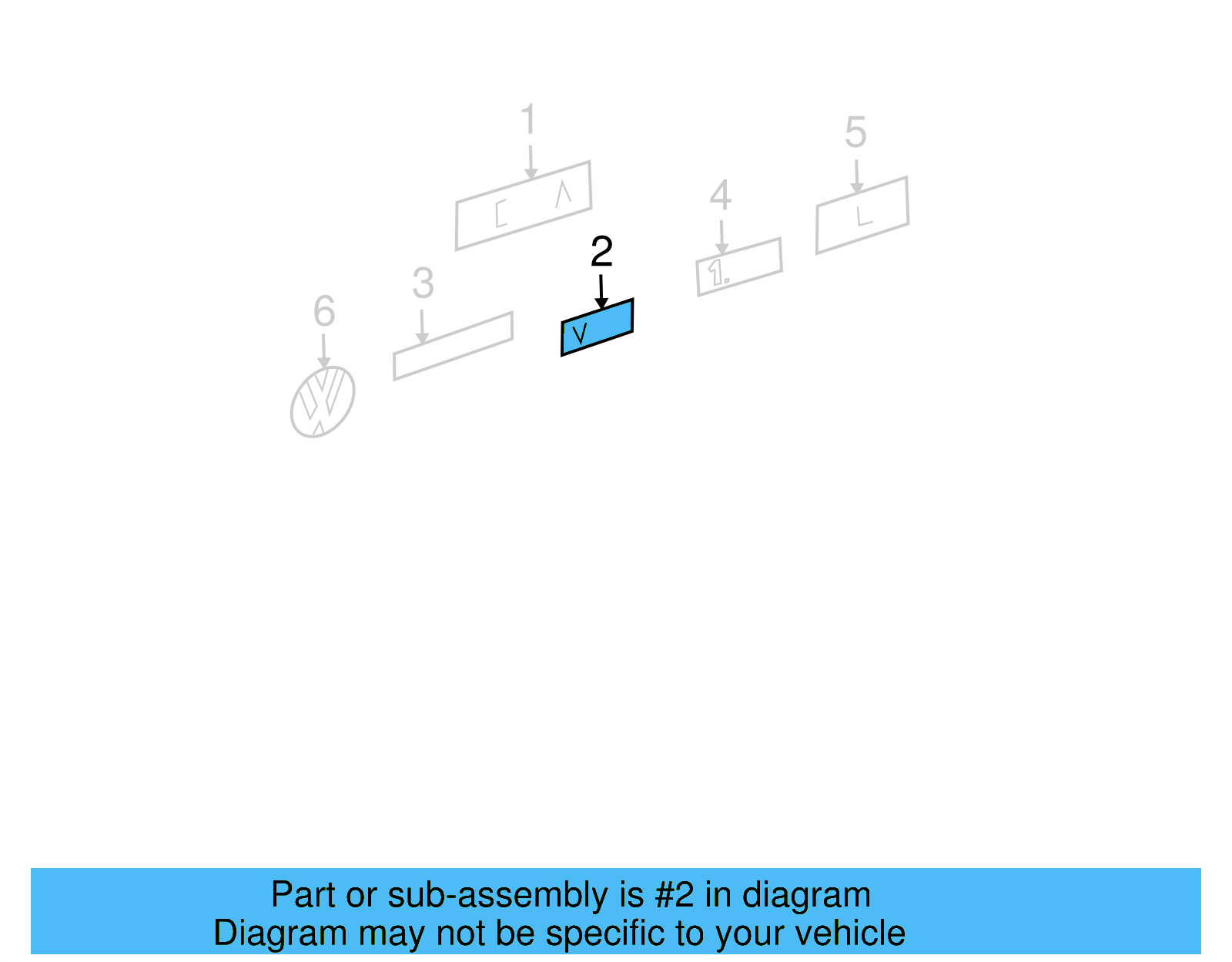 Nameplate 1J0-853-675-C-739 - View 22