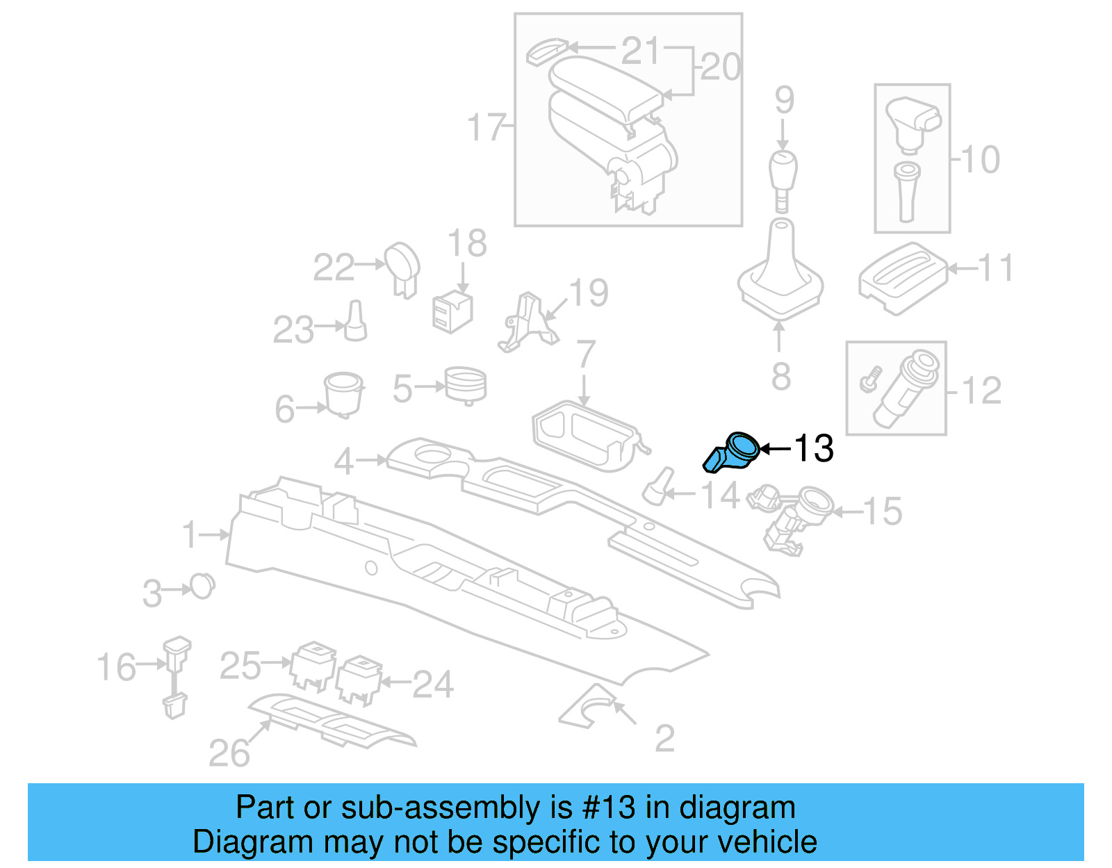 Lighter Assembly Housing 1J0-919-341-G - View 35