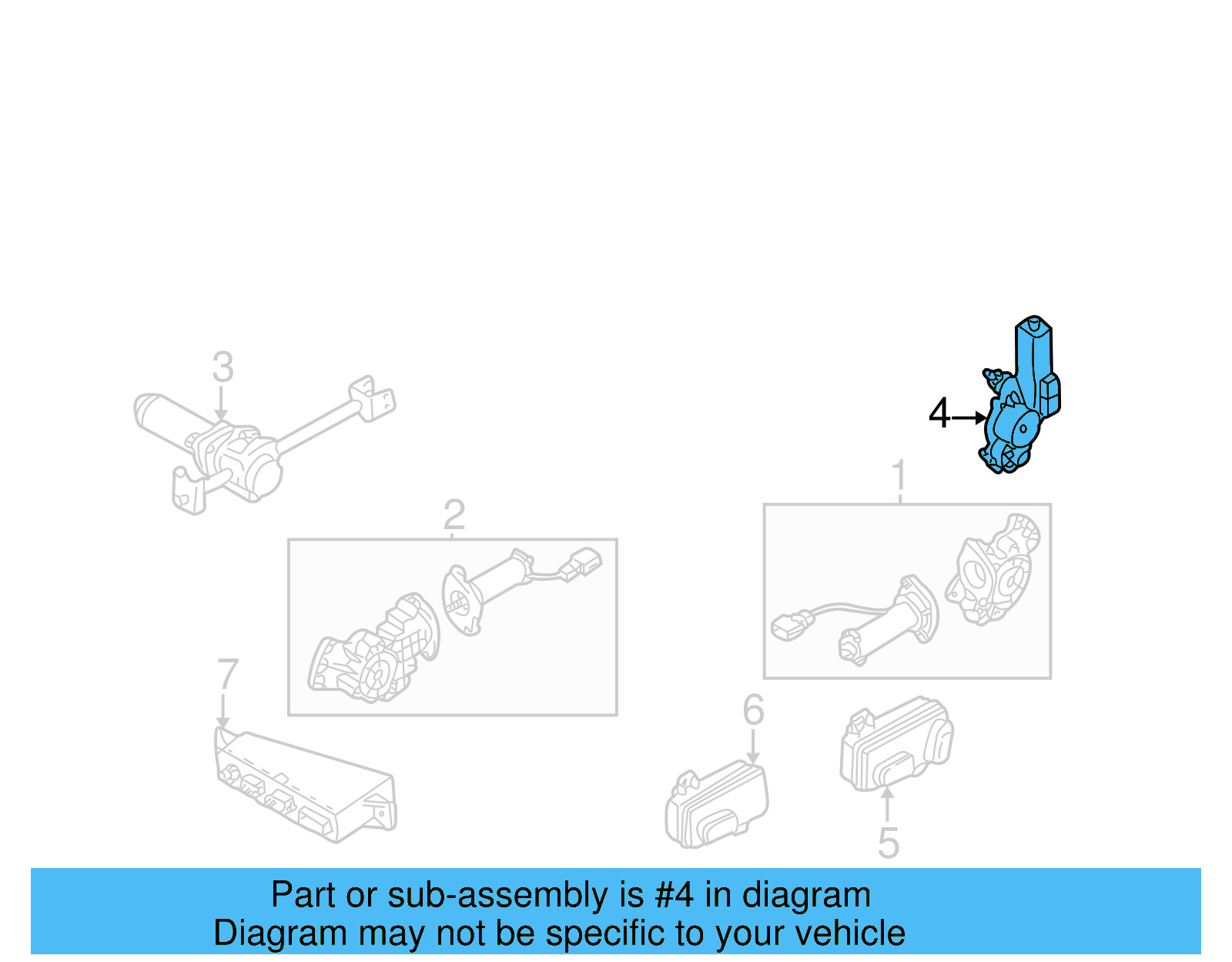 Motor & Gear 3B0-959-761-T - View 24