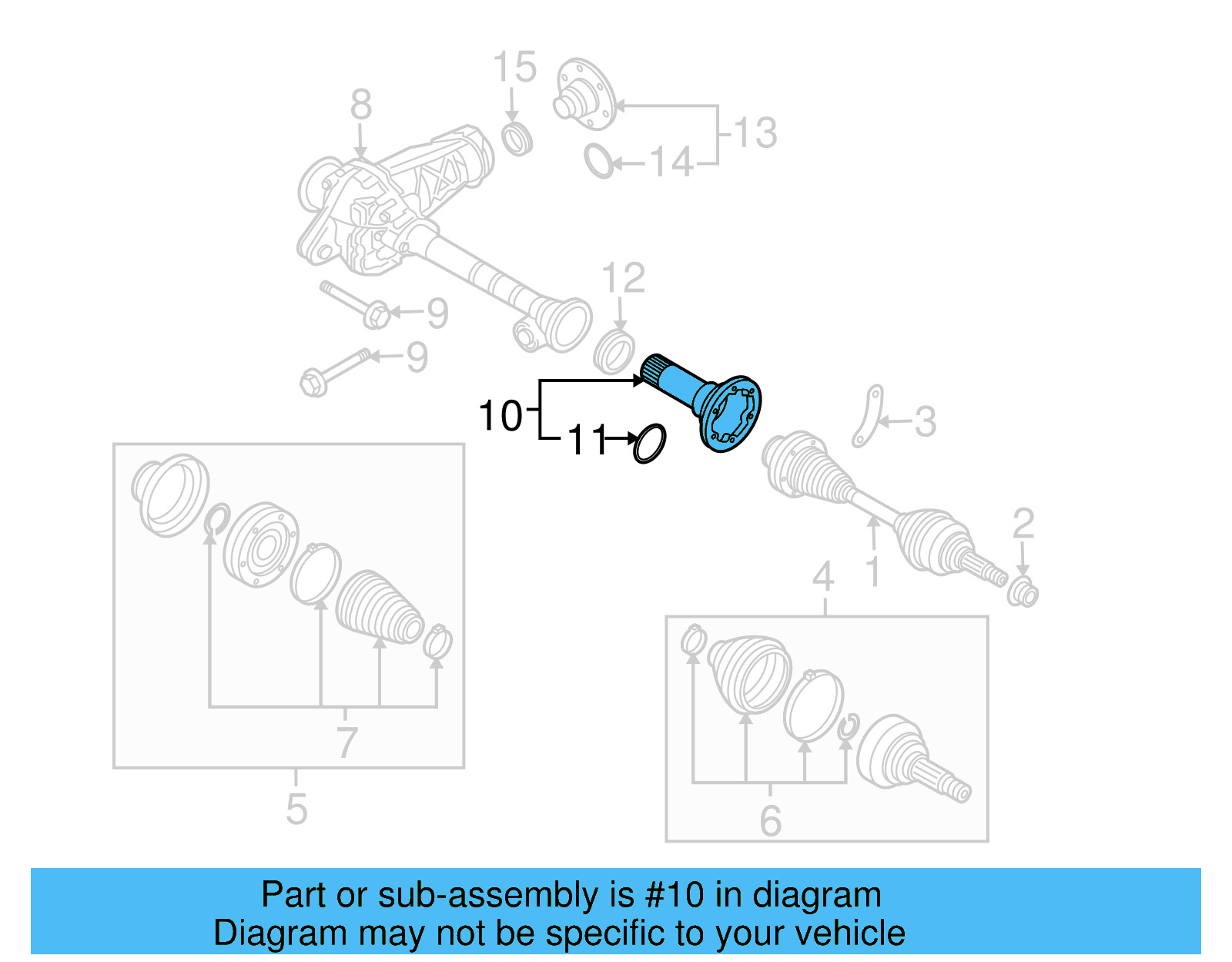 Drive Axle Shaft 0AA-409-271-B - View 3