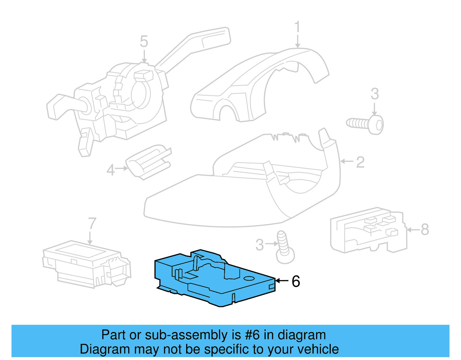Control Module 3C0-953-549-AH - View 8