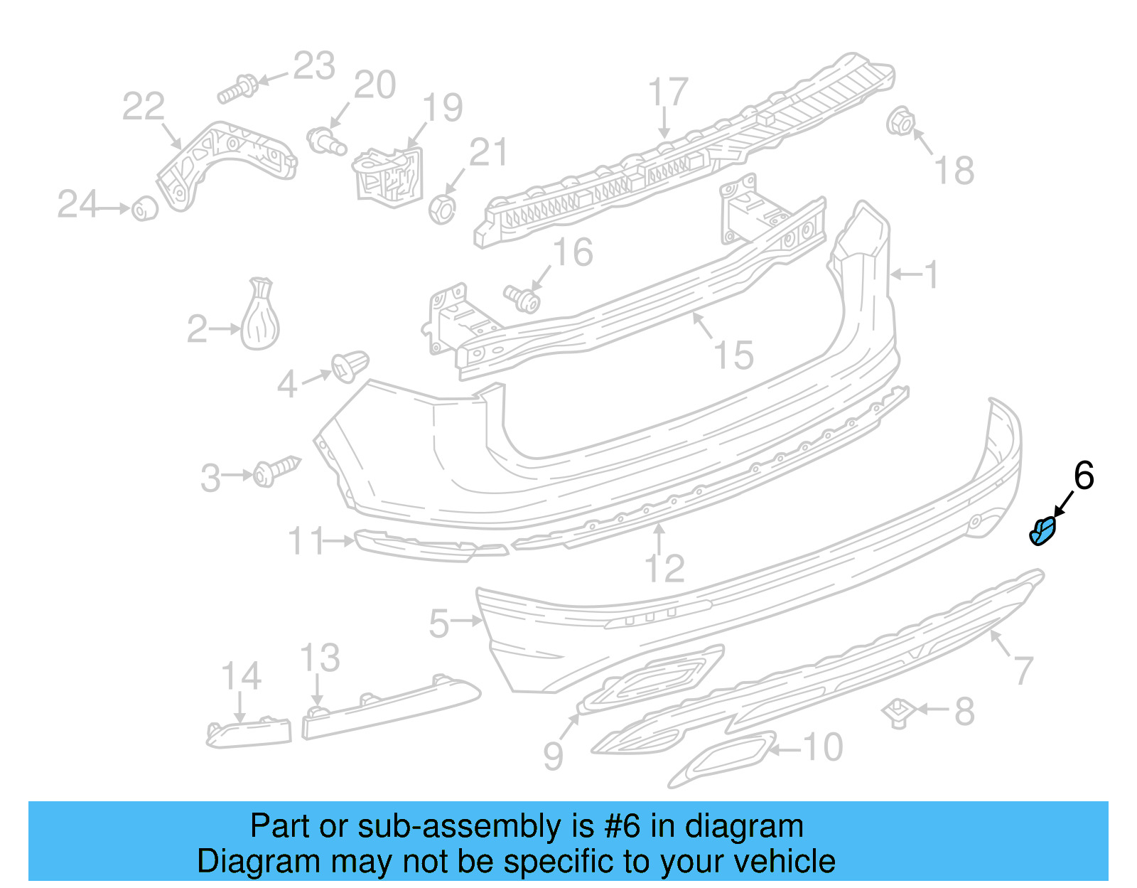 Tow Eye Cap 5NN-807-441-9B9 - View 3