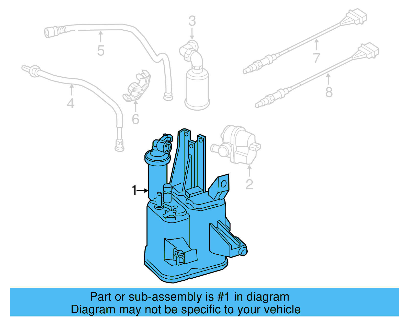 Vapor Canister 5C0-201-801-C - View 10