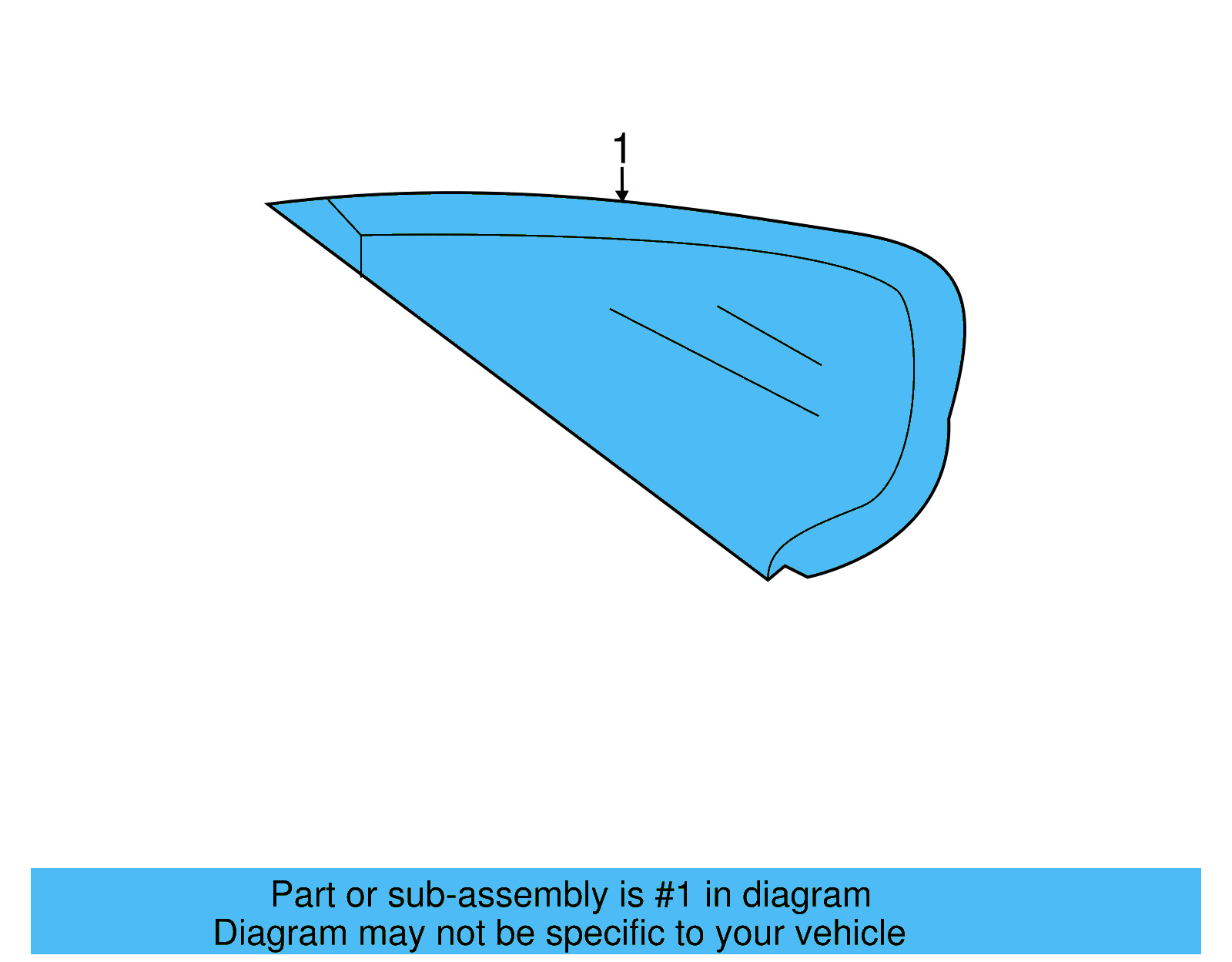 Quarter Glass 561-845-297-H-NVB - View 3