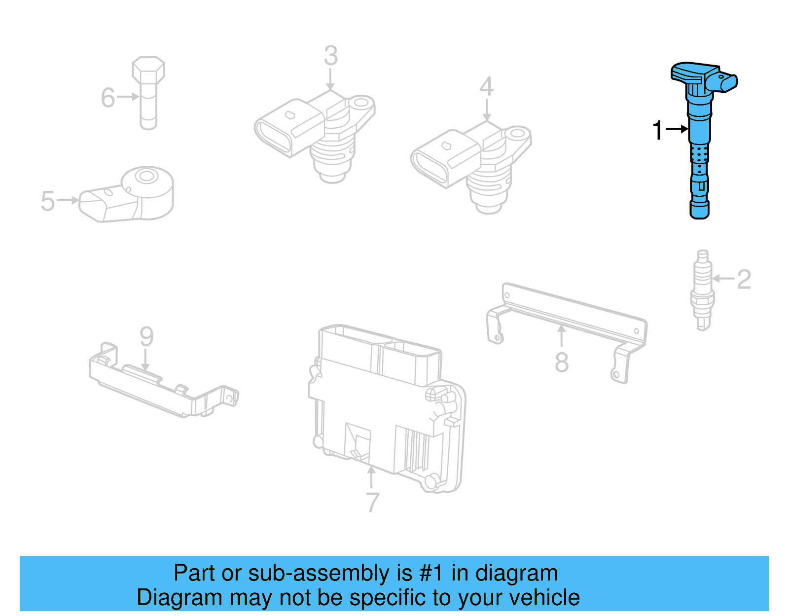 Ignition Coil 04E-905-110-P - View 17