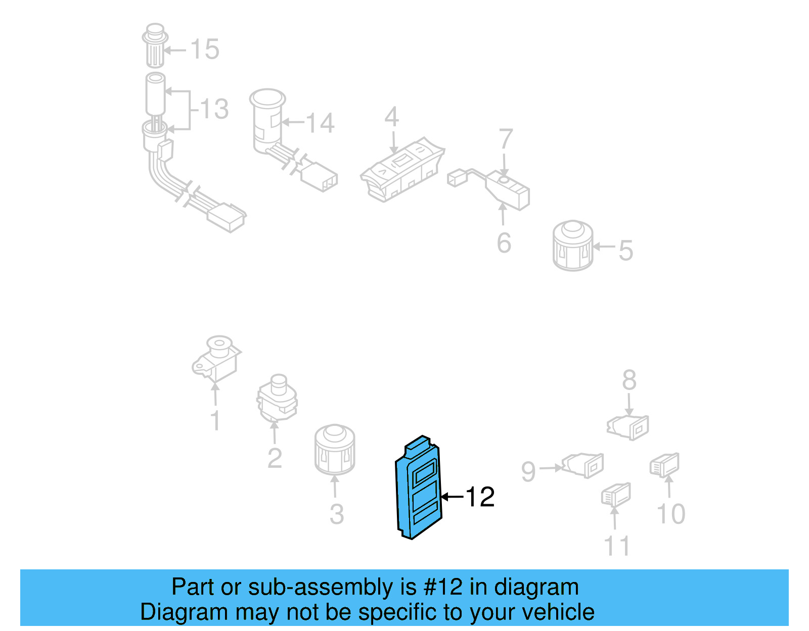 Dash Control Unit 7L6-907-049-G-3X1 - View 5
