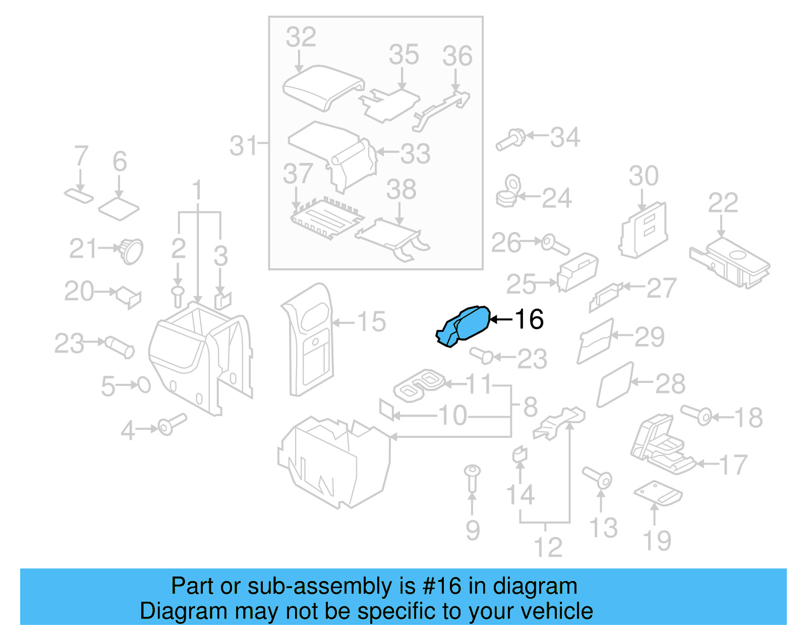 Air Outlet 5N0-819-203-A-LIF - View 7