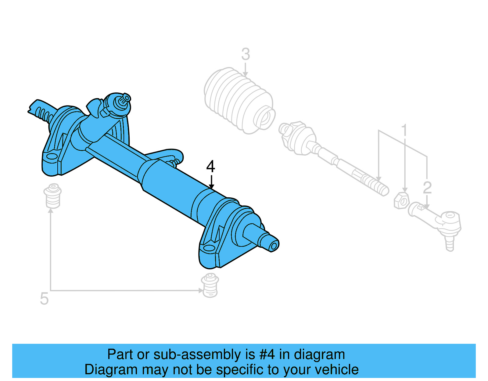Rack And Pinion Assembly 7D1-422-061-BX - View 4
