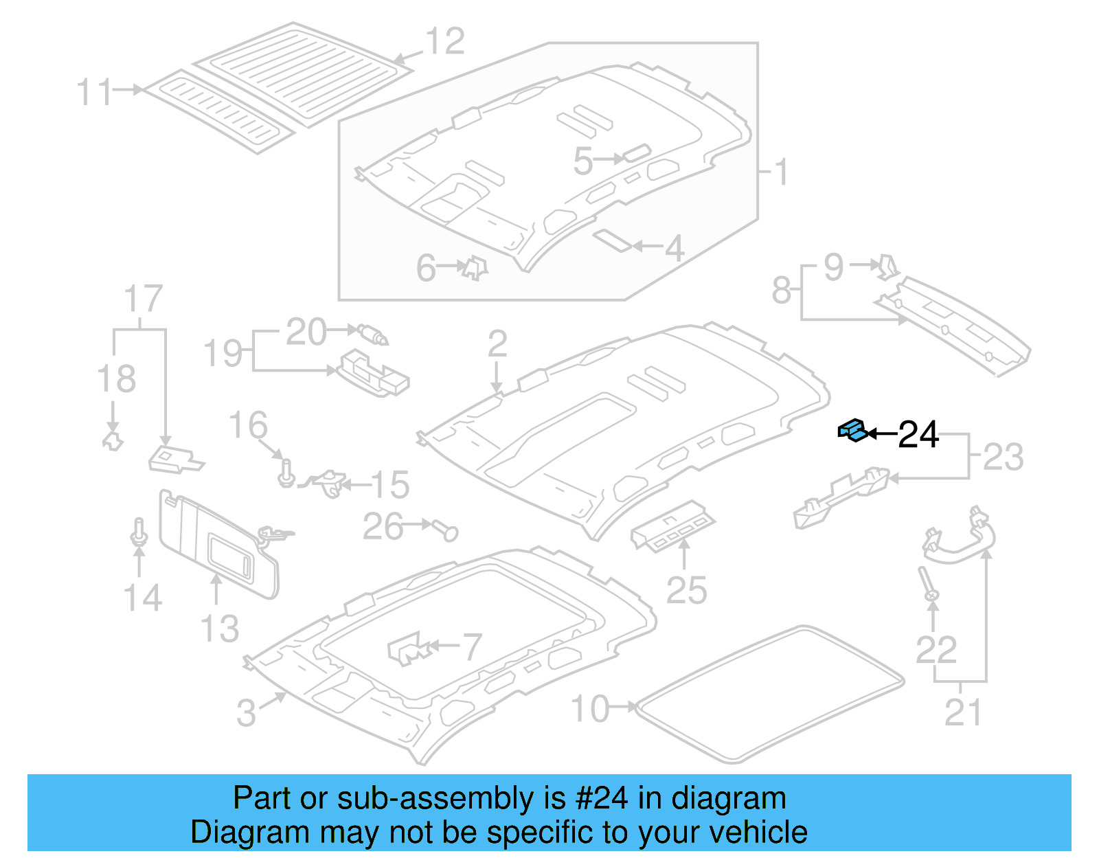 Mount Bracket Clip 5N0-867-633-A - View 53