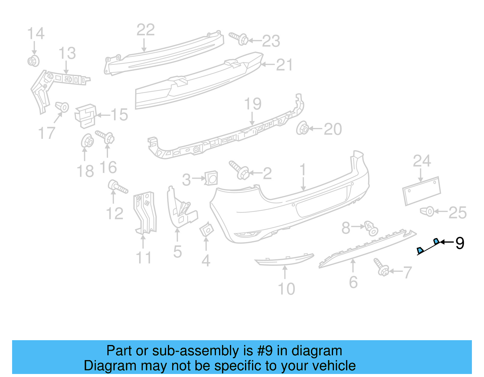 Tow Eye Cap 5K6-807-441-C-9B9 - View 4