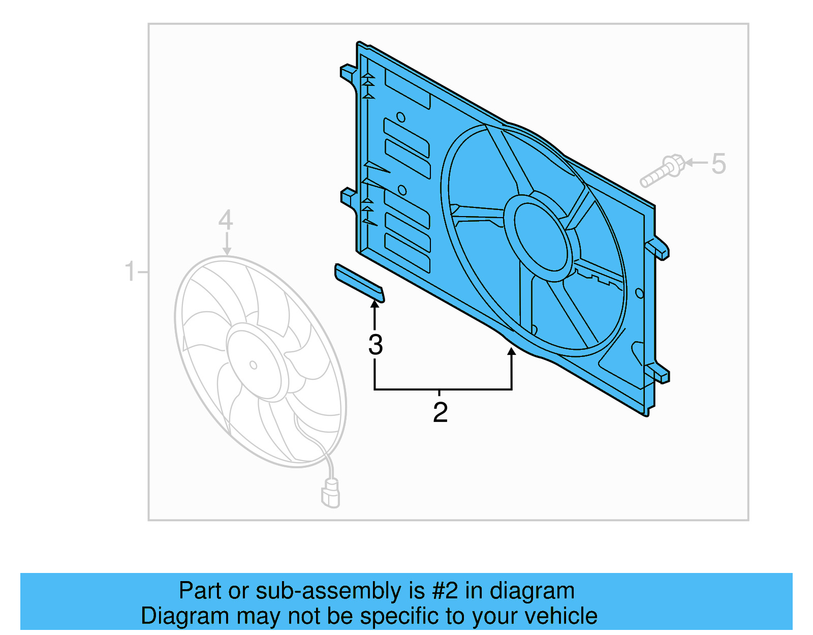 Fan Shroud 5QM-121-205-J - View 3
