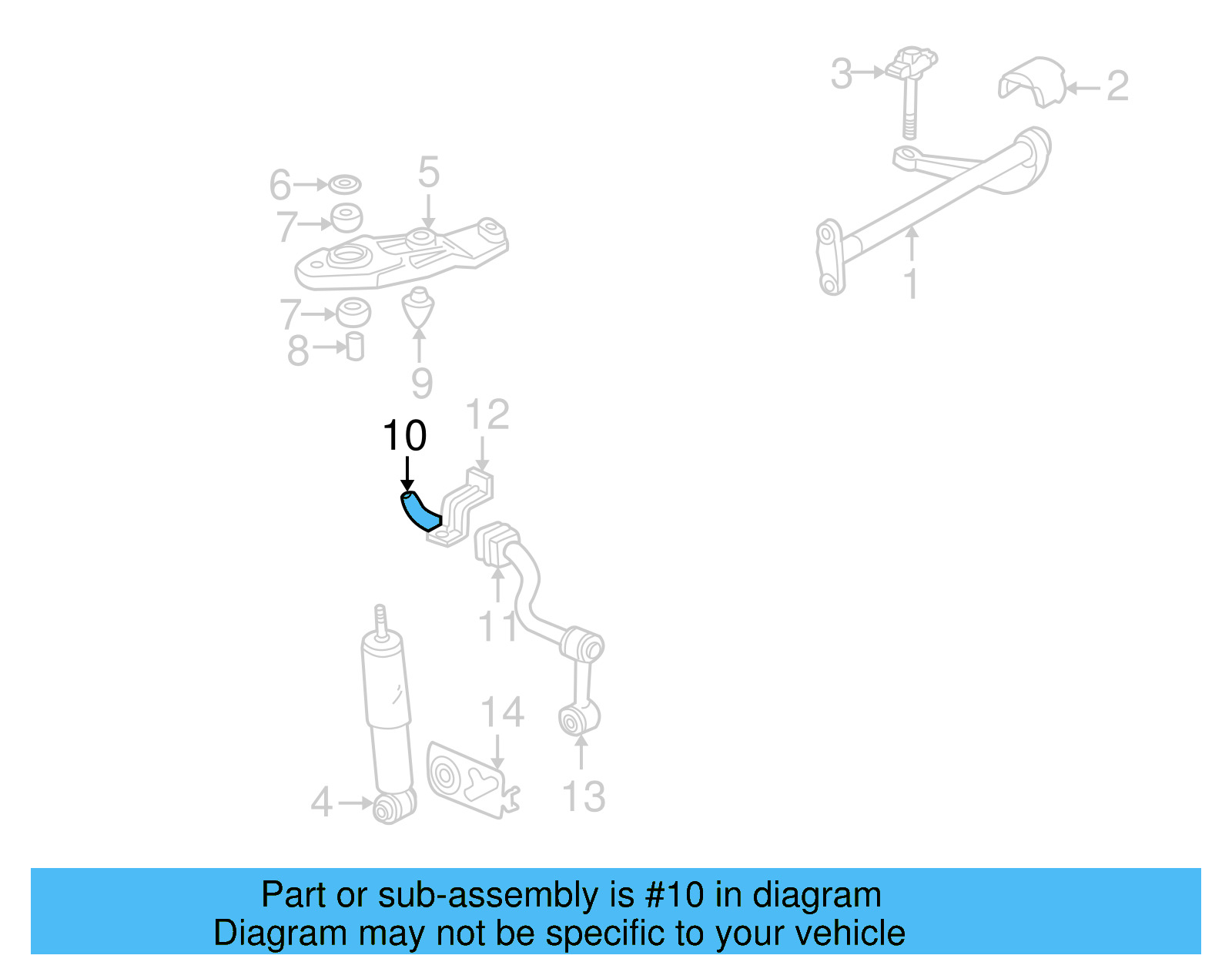 Stabilizer Bar 701-411-025-H - View 4