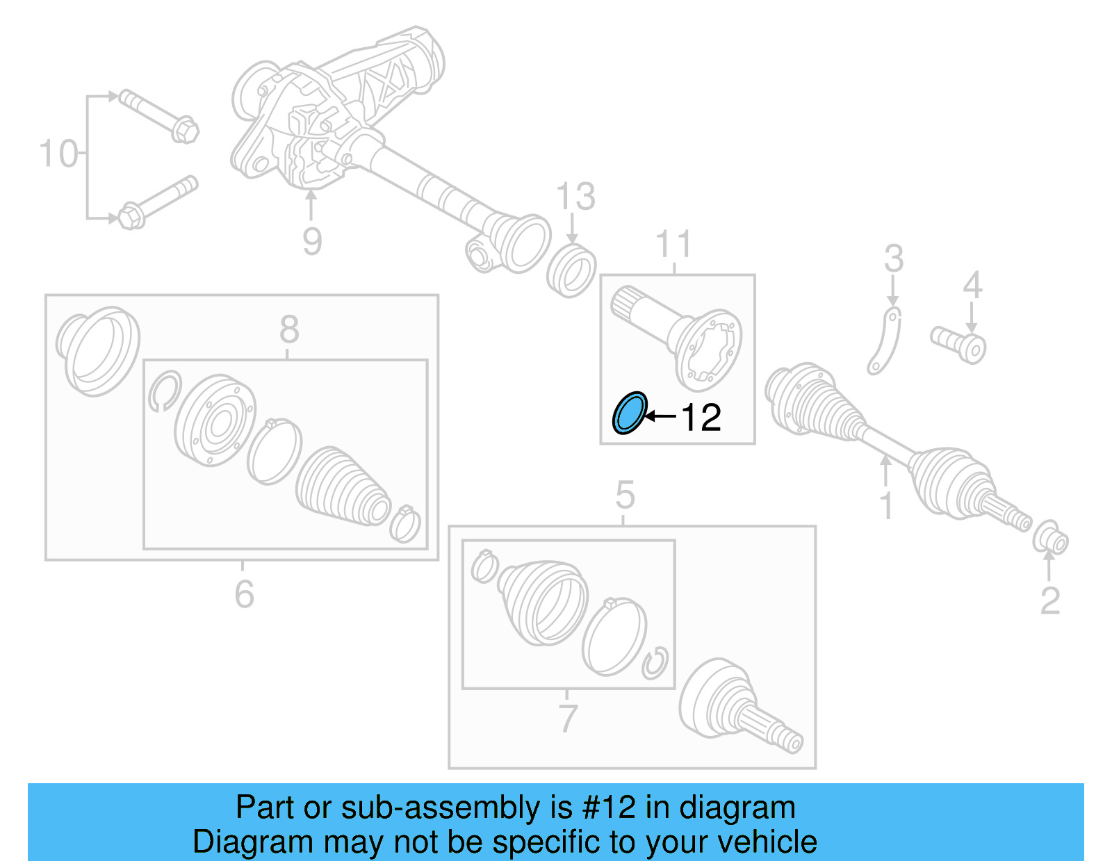 Stub Shaft Ring 0AA-409-375-C - View 17