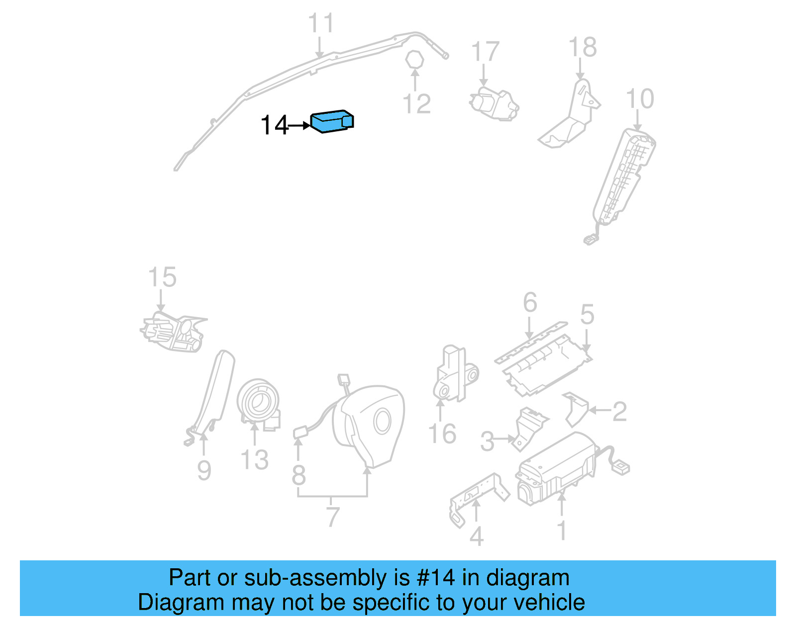 Control Module 1K0-909-605-AC-00K - View 4