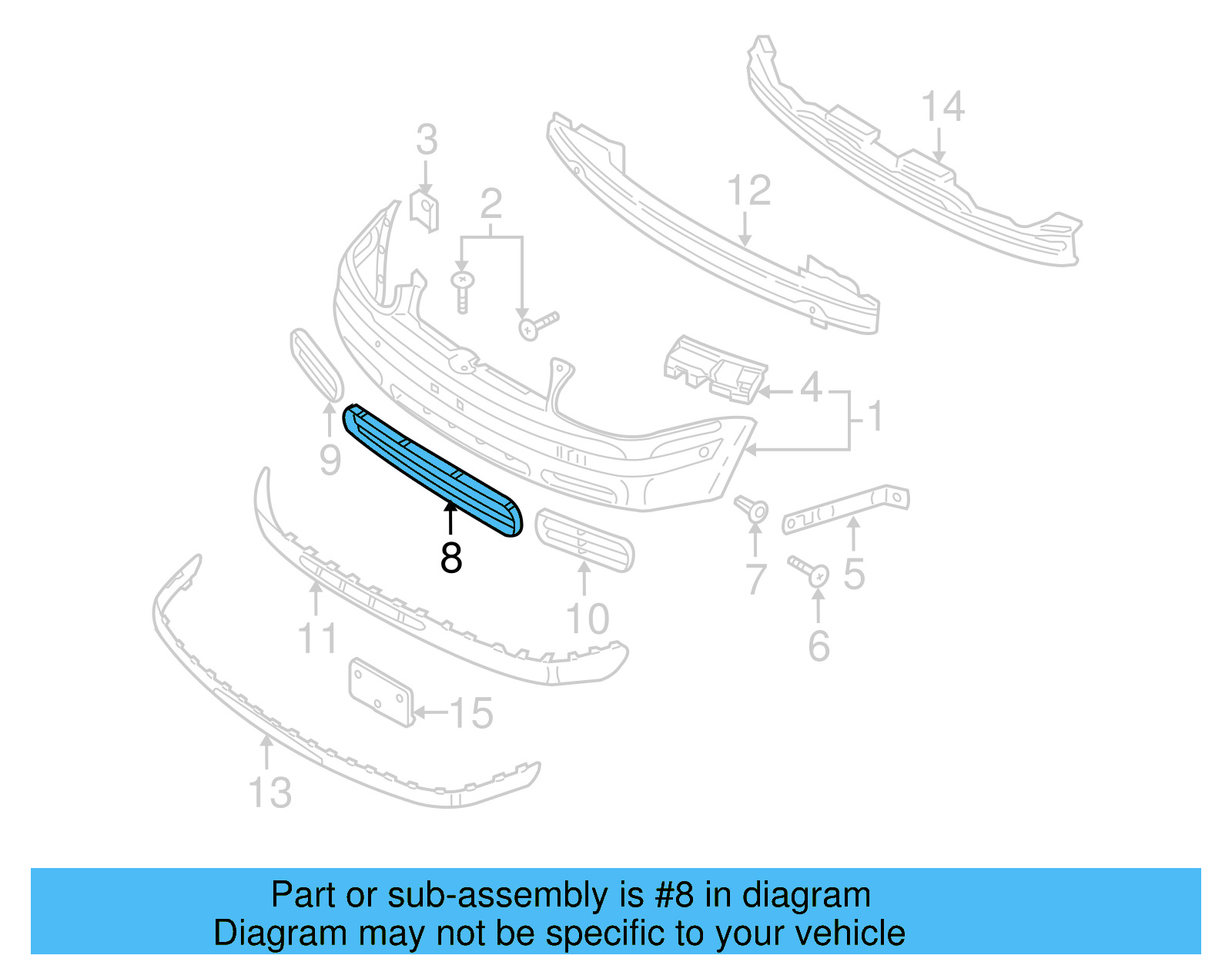 Air Grille 1J0-853-677-F-B41 - View 7