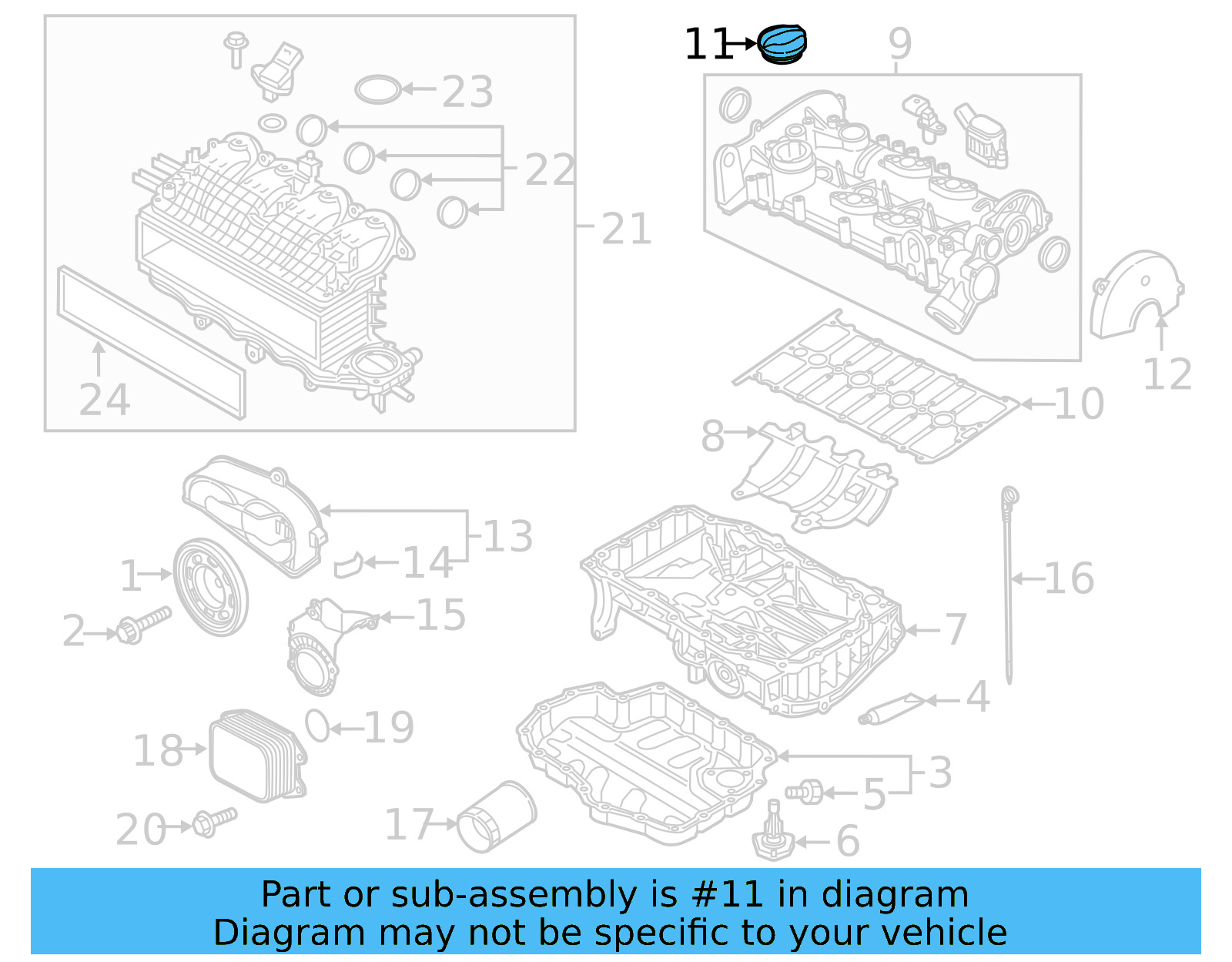 Filler Cap 04E-103-485-B - View 10