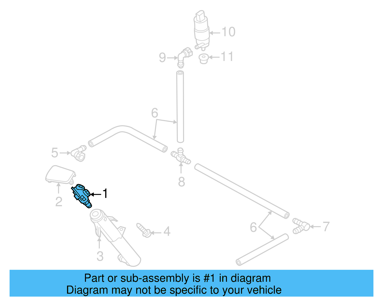 Spray Jet 1Q0-955-103 - View 2