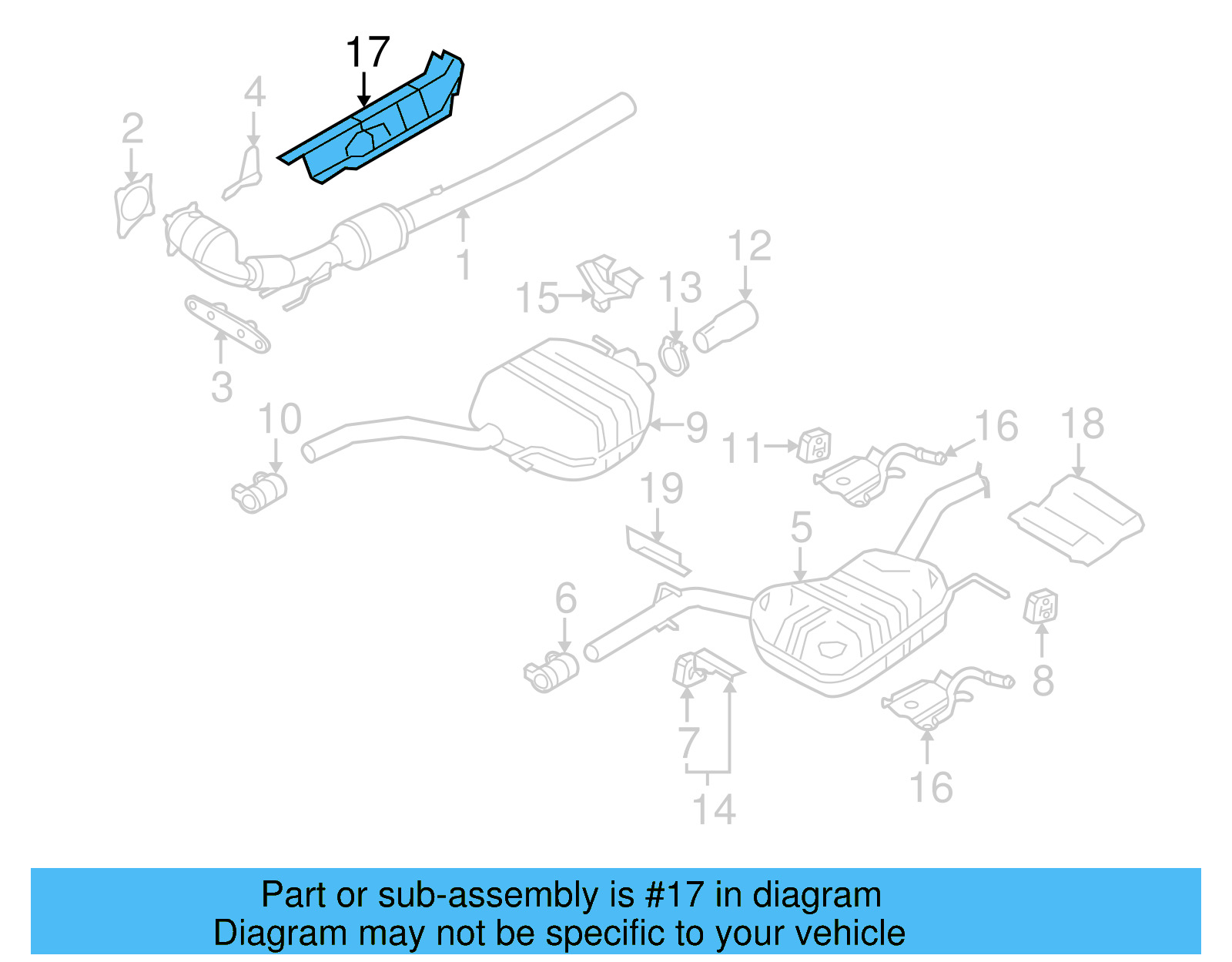 Heat Shield 3C0-825-671-K - View 14