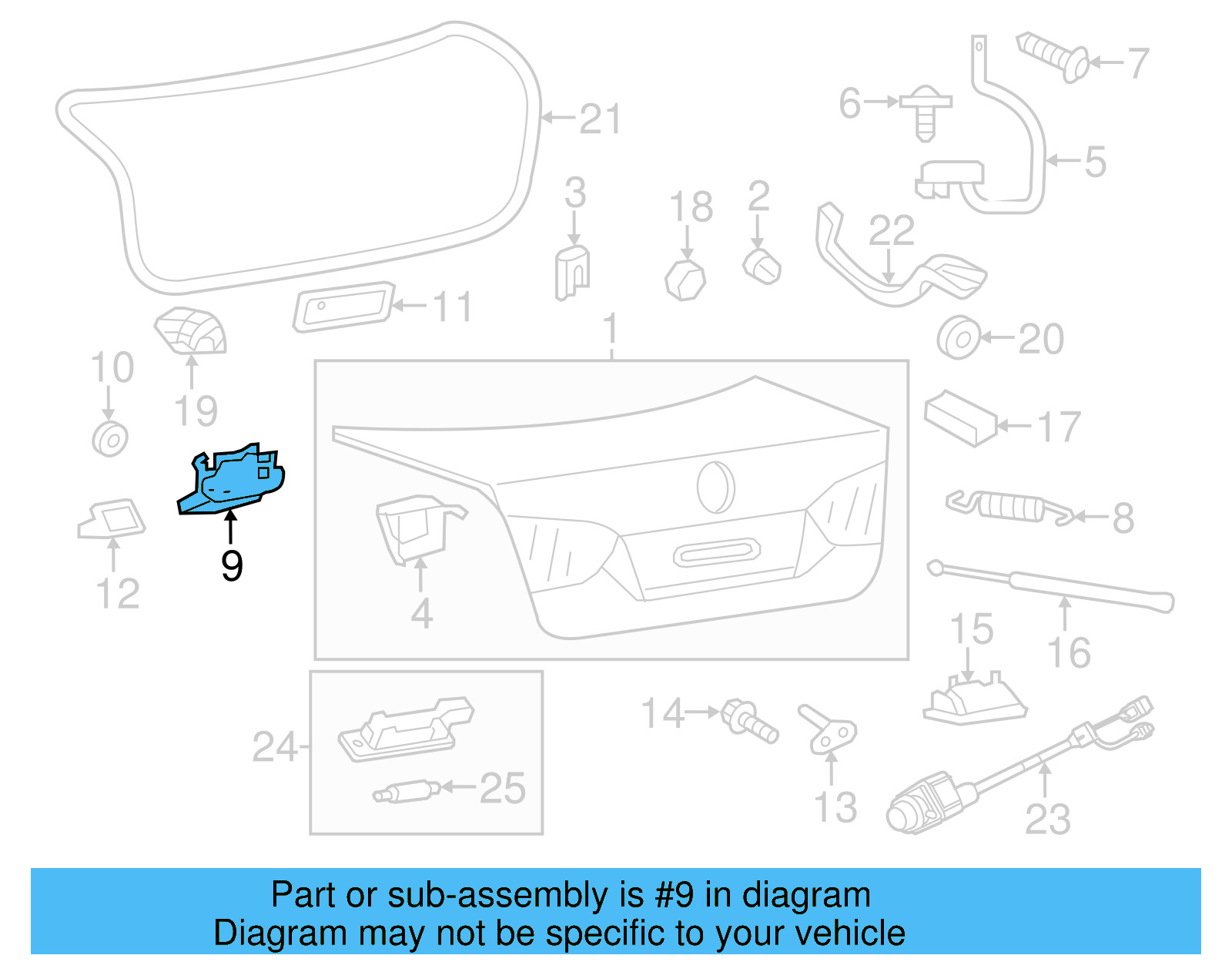 Lock Actuator 17A-827-505 - View 9