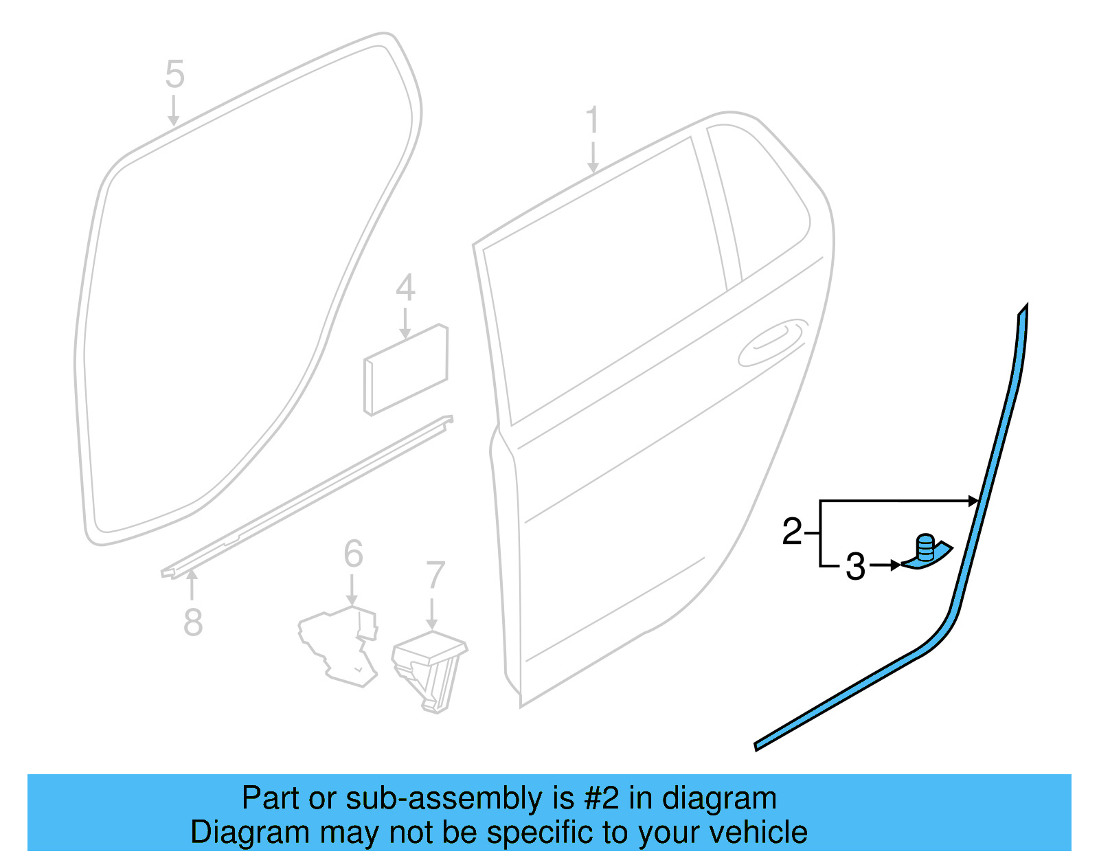Door Weather 5GM-839-700-D - View 5