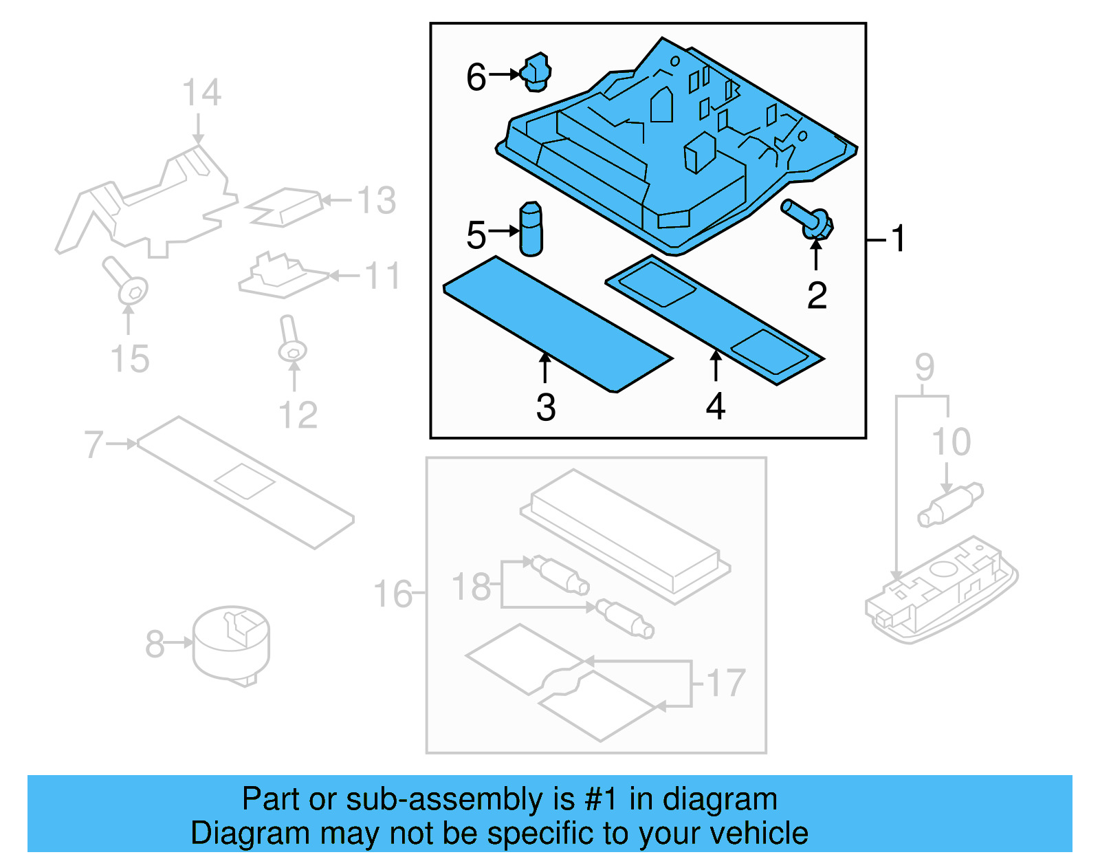 Front Lamp Assembly 1K0-947-105-R-YAH - View 6