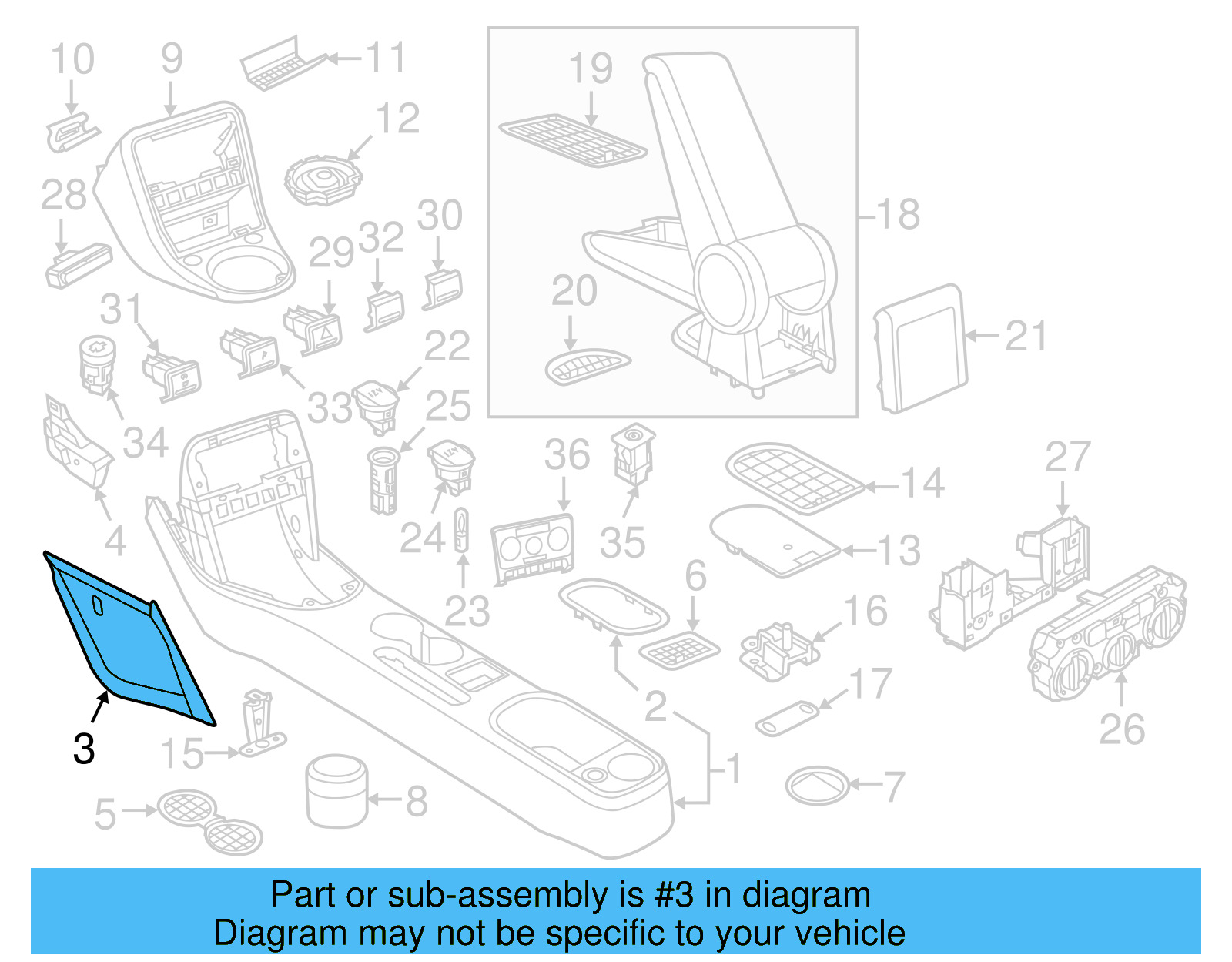 Side Cover 5C1-863-045-B-82V - View 8