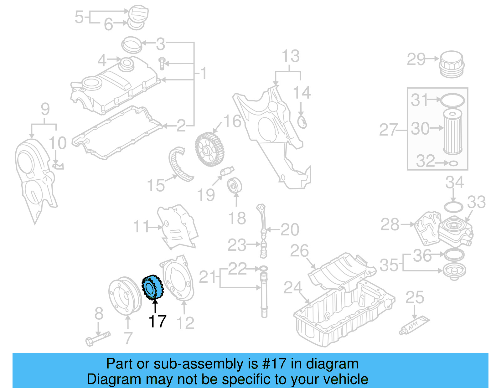 Crankshaft Gear 038-105-263-F
