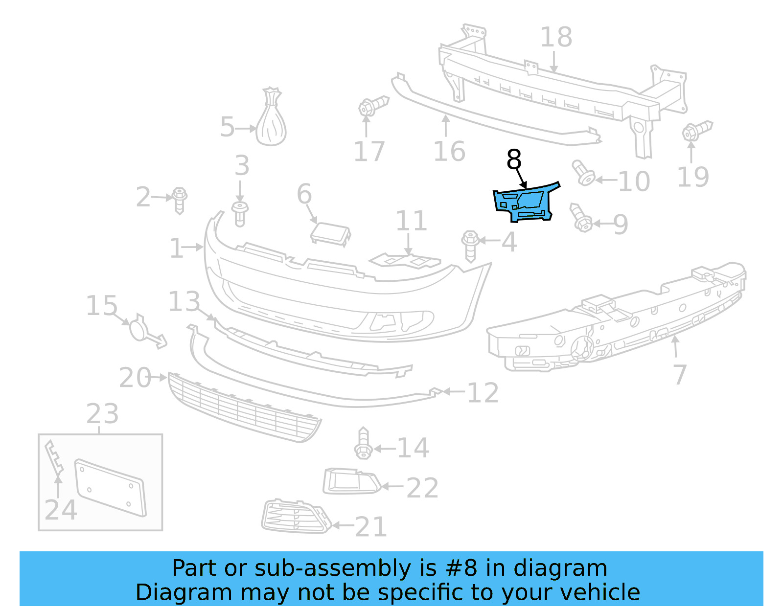 Side Support 5K0-807-723-F - View 2