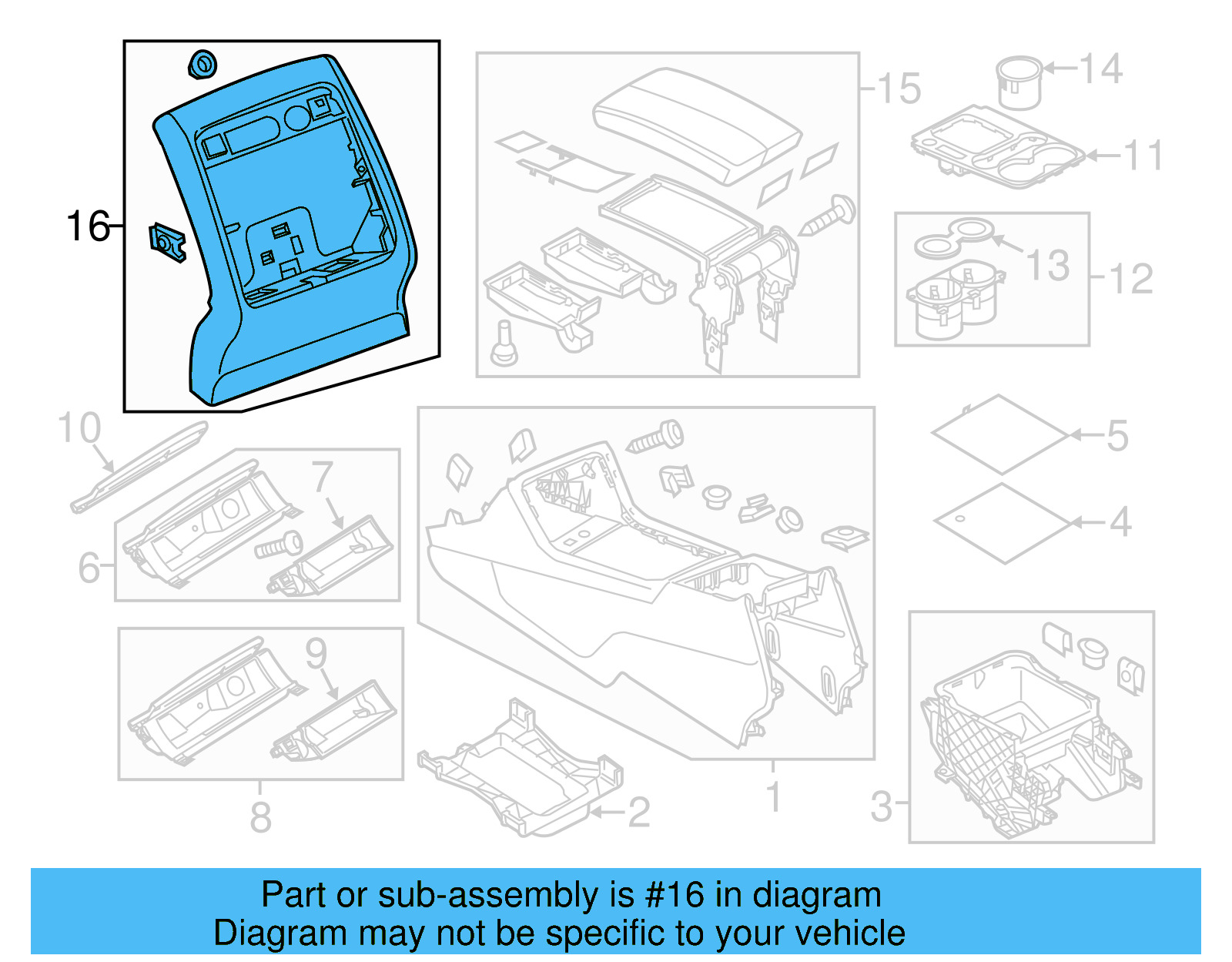 Rear Trim 7P6-864-299-81U - View 17