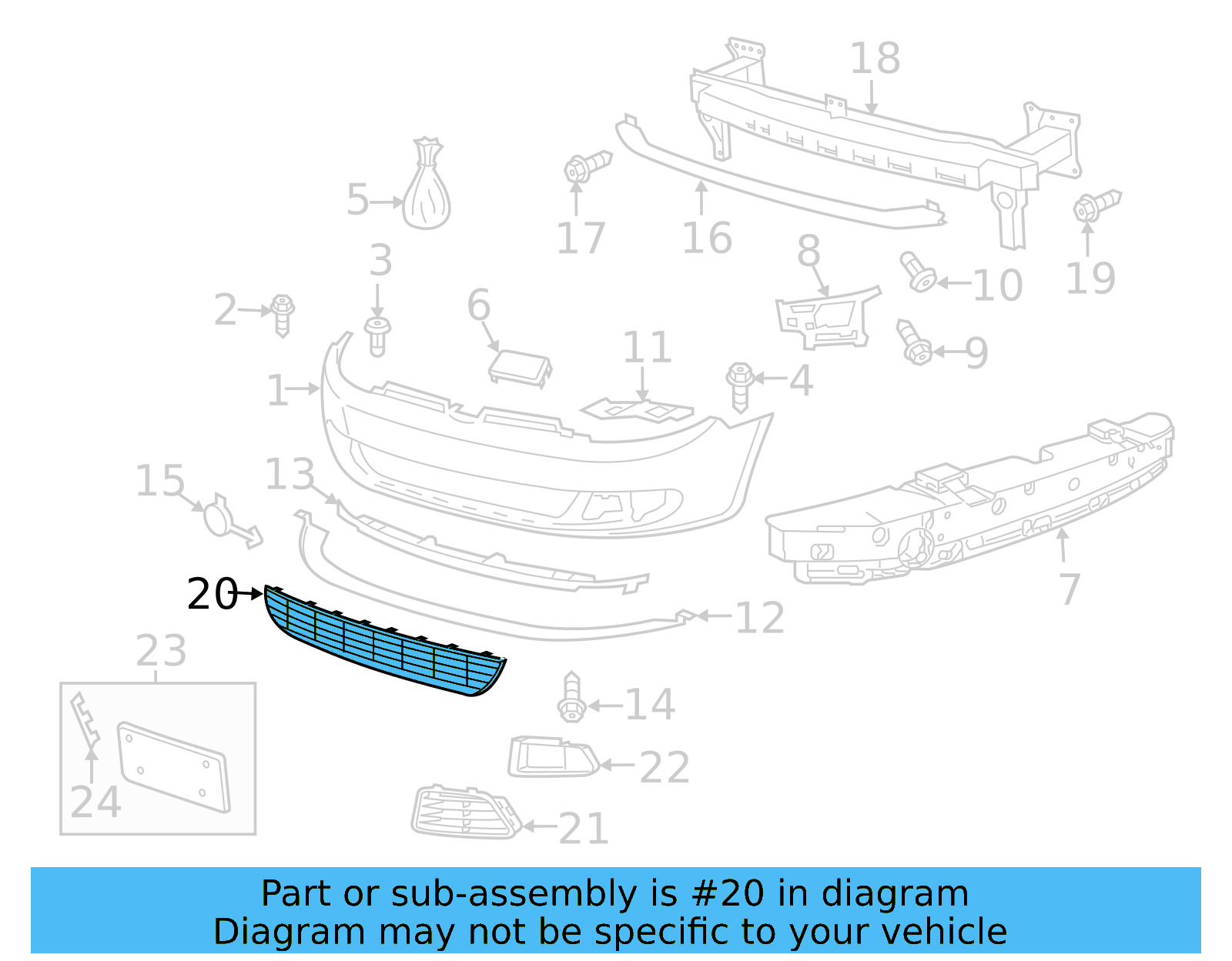 Air Grille 5K0-853-671-J-041