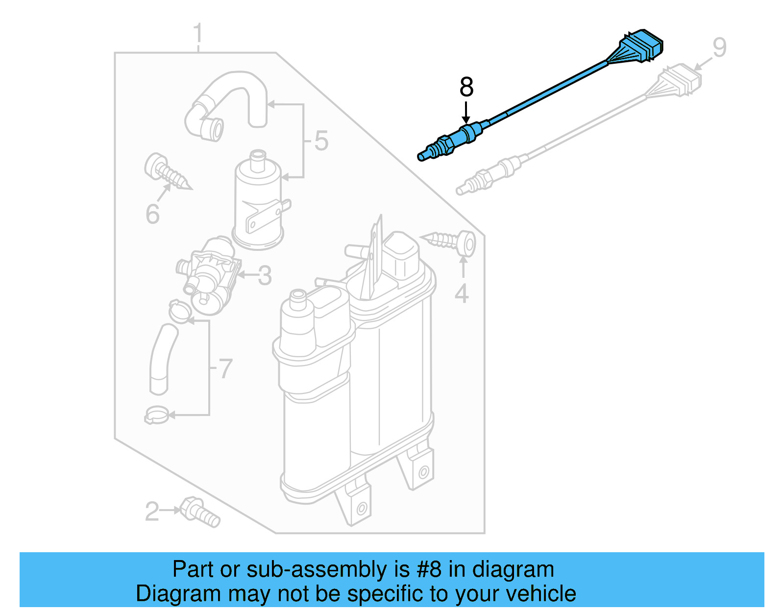 Oxygen Sensor 06K-906-262-CR - View 4