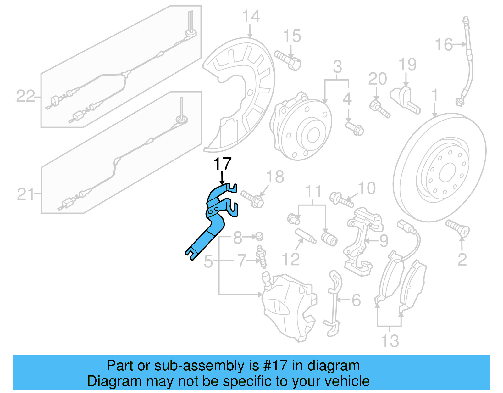 Bracket 5N0-611-841-A - View 2
