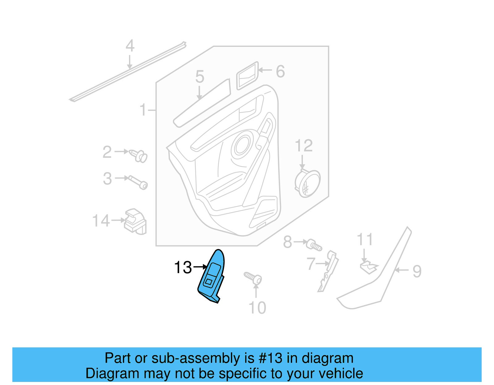 Switch Housing 5K4-868-345-81U - View 7