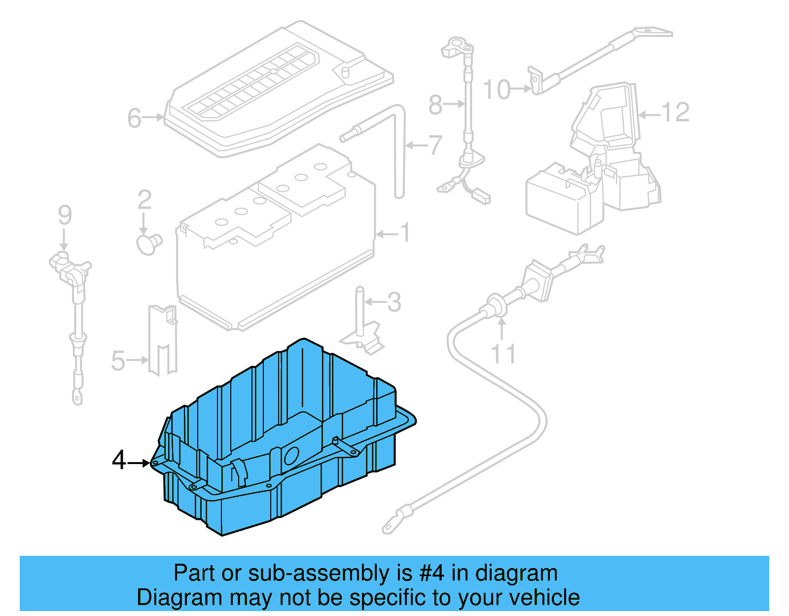Battery Box 7P0-801-283 - View 15