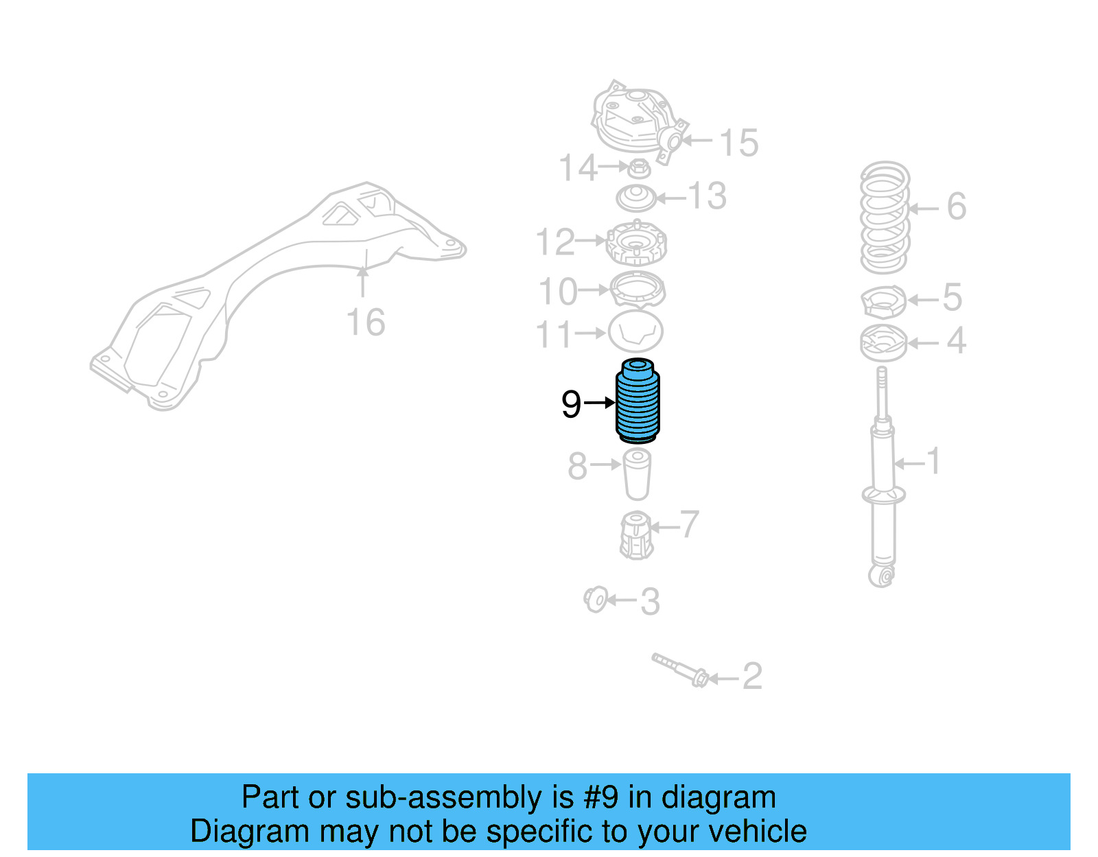 Strut Dust Shield 7L0-412-137 - View 4